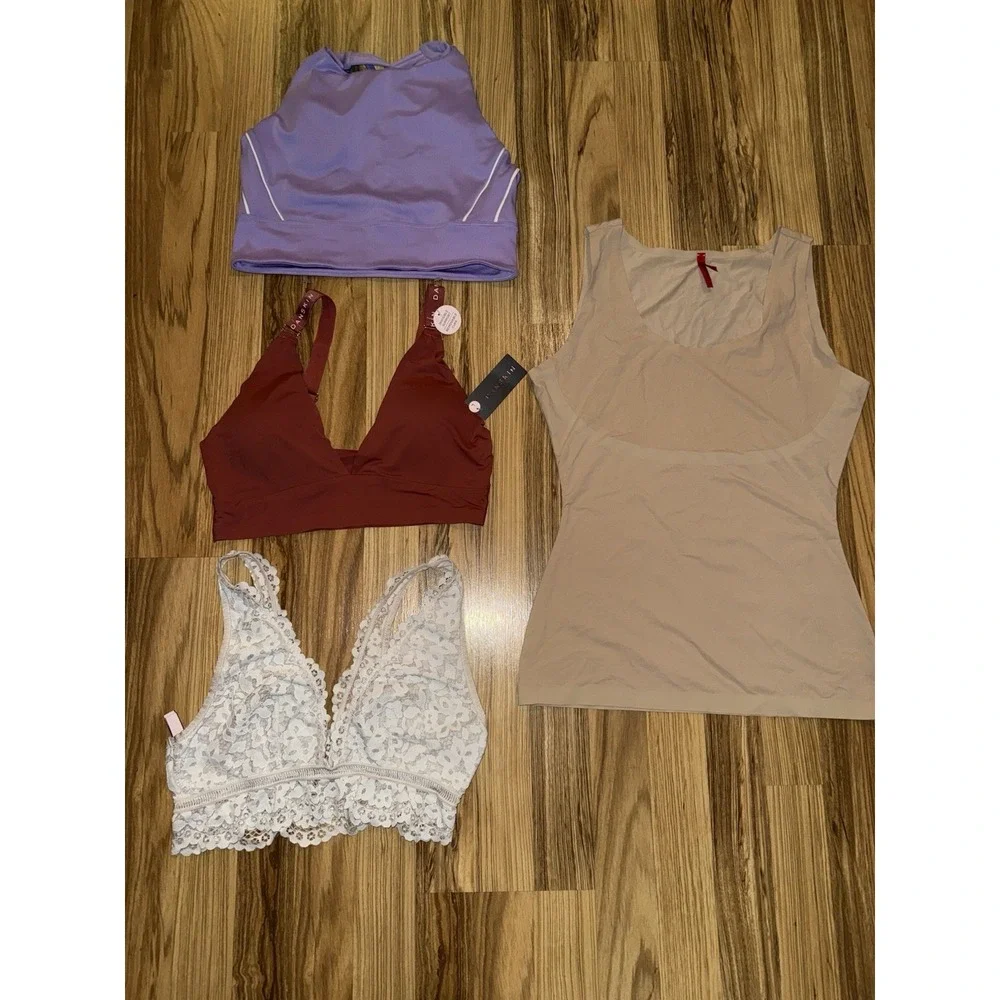 Victoria's Secret Spanx Danskin Bra‎ Lot Size Large EUC